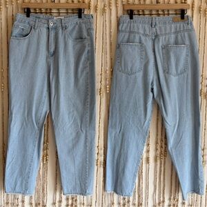LCotton On Light Wash High Rise Mom Jean US12 Gorpcore Grunge 90s Casual Jeans